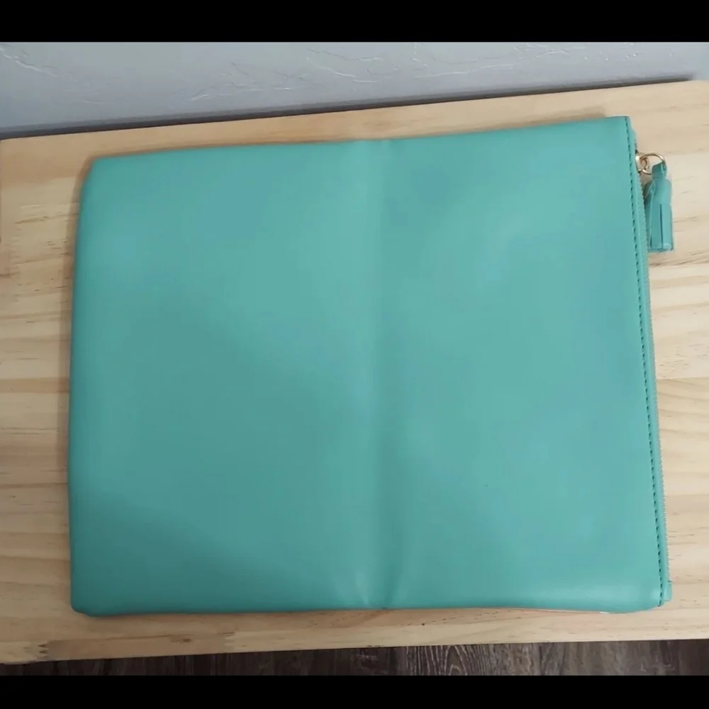 Rachel Pally Anthropologie Vegan Clutch Green Floral